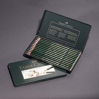Faber-Castell Art Set (12 Bleistifte in verschiedenen Härtegraden) 12 Bleistifte in verschiedenen Härtegraden. Sortierung für Künstler.