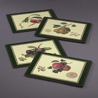 4 Gr. Tischsets Hooker Fruits Der Klassiker von Pimpernel: 