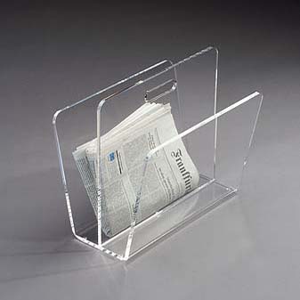 Aus 8 mm Acrylglas. Schlicht und unauffällig.