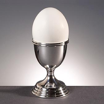 Eierbecher Sterlingsilber Silberbecher sind unzerbrechlich, darüberhinaus dekorativ.