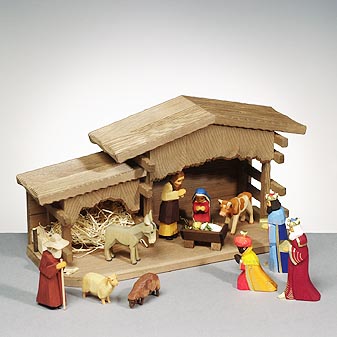 Krippenfiguren sind zugleich Tradition und schönes Kindheitserlebnis.