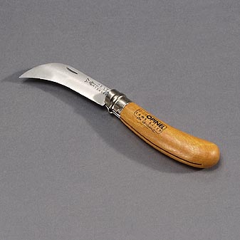 Gärtnermesser bzw. Garten-Messer von Opinel Gärtnerhippen: Seit dem 15. Jhr. zum Beschneiden, Absenken ...