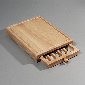  Statt Messerblock: Alle Messer im Brett.