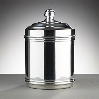 Alu-Vorratsgefäß glanz 1,75 l Für fast 2 Liter Vorräte.