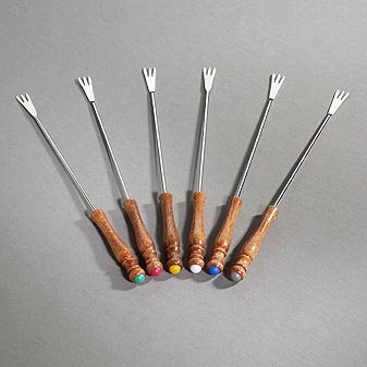  Für Fleisch- oder Käsefondue. Länge 25 cm