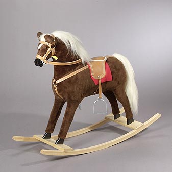 Schaukelpferd Plüsch Ein Spielzeug mit Tradition und hohem Spielwert.