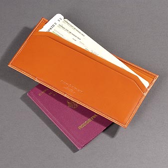 Reise-Brieftasche aus Leder Daines & Hathaway Tickets? Bordkarte? Reisepass? Devisen? Alles dabei an einem Ort!