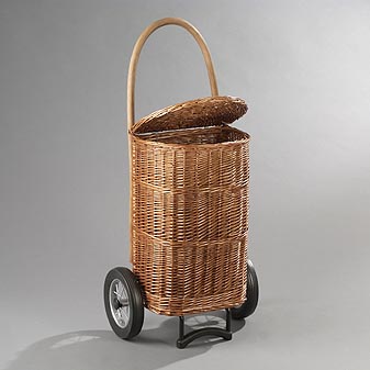 Rattan-Shopper Mit 48 Litern Fassungsvermögen extra groß. Nicht nur zum Einkaufen.