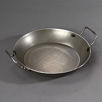 De Buyer 2-Griff-Pfanne 32 cm Die dicken Wände ermöglichen langsames Garen bei schwacher Hitze.