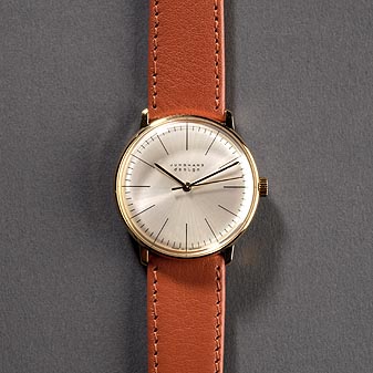  Entwurf von 1962. Edelstahlgehäuse 10 micron vergoldet.