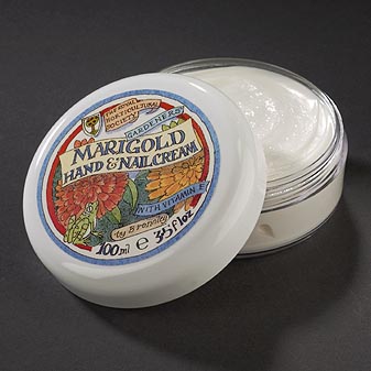 Hand & Fingernagel-Ringelblumen-Creme von Bronnley Ringelblumencreme, mit Keratin und Vitamin E.