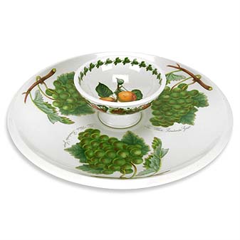 Pomona Vorspeisenteller z.B. für Guacamole und Taco-Chips. 33 cm Durchmesser.