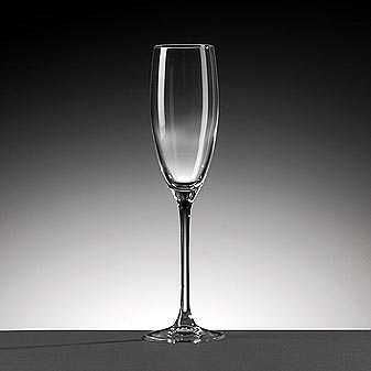 6 Sektgläser Arques 18cl Sekt- oder Champagnerglas aus Bleikristall.