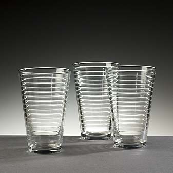 3 Trinkgläser Linea Seit Jahren ein Evergreen.