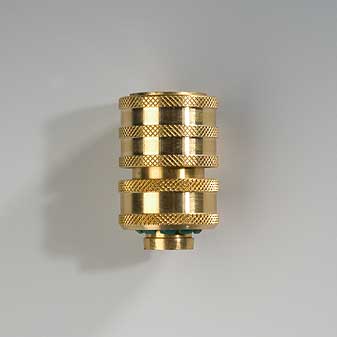 Schlauchkupplung Einen Schlauch an einen Wasserhahn oder an ein Endgerät anschließen.