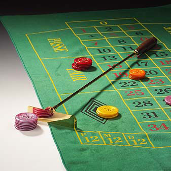 Roulette Rateau Auch Rake genannt. Das Arbeitsgerät des Croupiers.