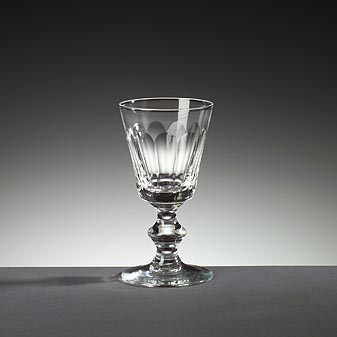 Weißweinglas Antoine Facette Mundgeblasenes Kristallglas mit Facettenschliff.