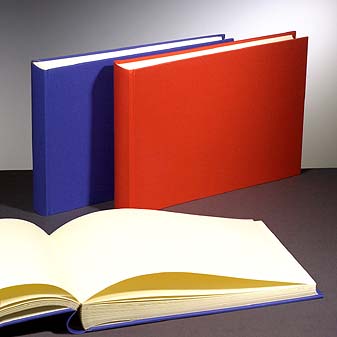 Foto-Album extra-lang aus Leinen Album für große Querformate oder 4-mal 10 x 15 auf einer Seite.