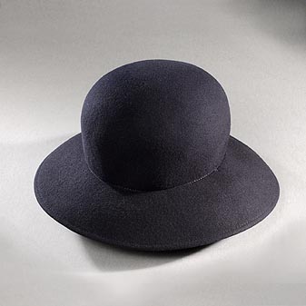 Regenhut aus Filz blau Ideale Kopfbedeckung bei Regen oder feuchtem Wetter.