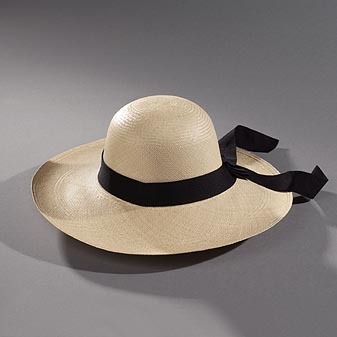  In Ecuador handgeflochten aus den Fasern der Toquilla Palme.