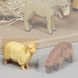 Krippenfigur Helles Schaf -
