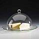 Käseglocke Jenaer Glas Auch der Teller ist aus Glas und deshalb leicht zu reinigen.